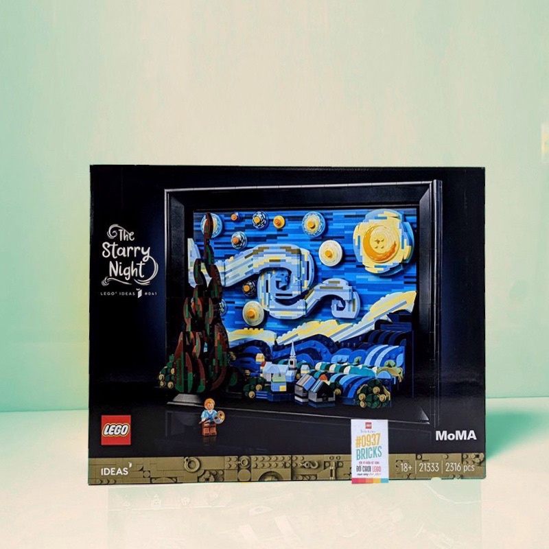 21333 LEGO LEGO® IDEAS 21333 THE STARRY NIGHT BỨC TRANH ĐÊM ĐẦY SAO CỦA Vincent van Gogh 0937BRICKS