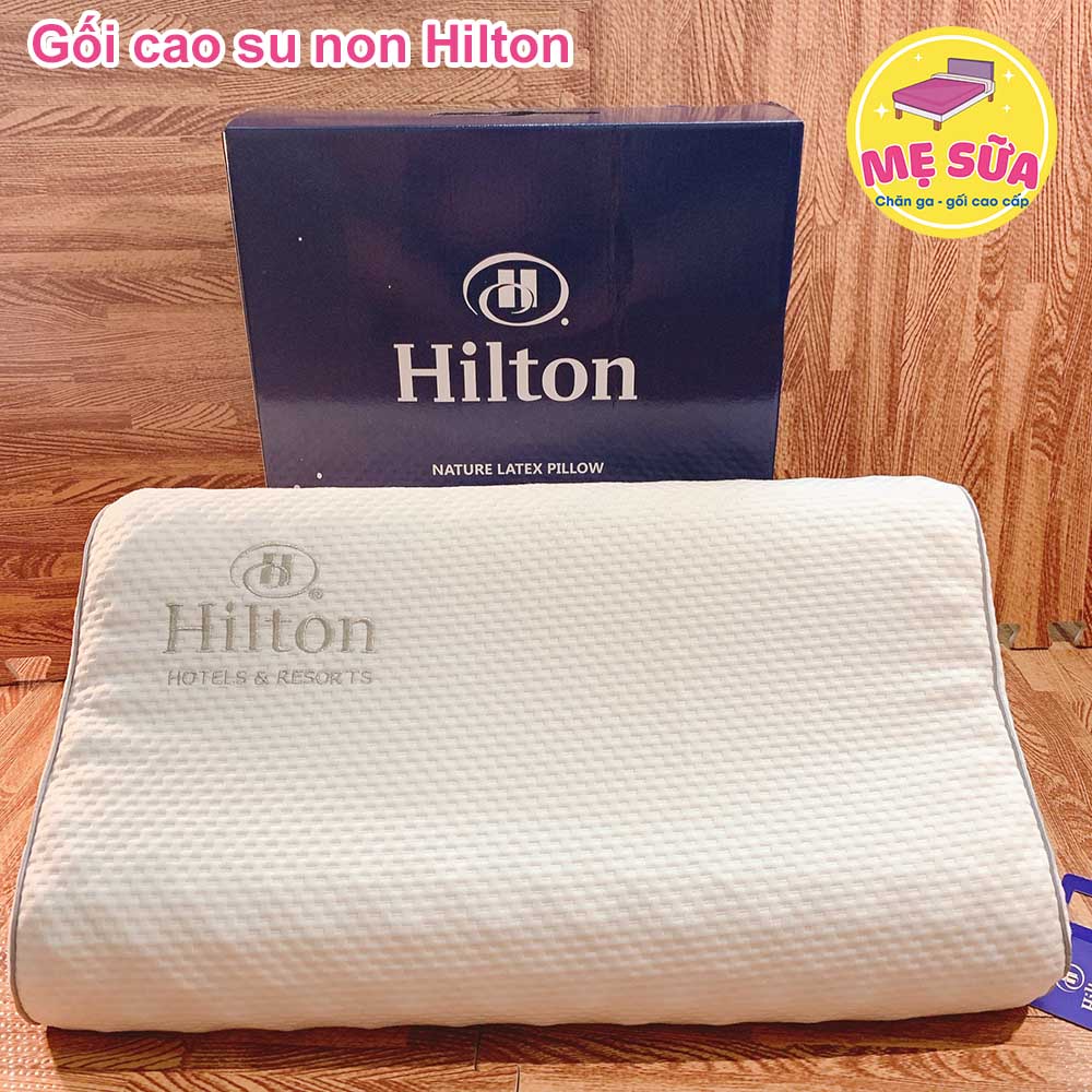 Gối cao su massage HILTON  Gối cao su non cao cấp chính hãng có lỗ thoáng khí đem lại giấc ngủ ngon và êm ái