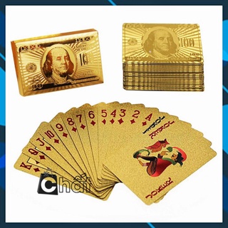 Bộ bài lơ khơ mạ vàng cao cấp |