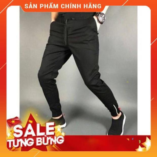 [ FREESHIP] Quần jogger,quần jogger kaki khóa zip chân đủ size M L XL