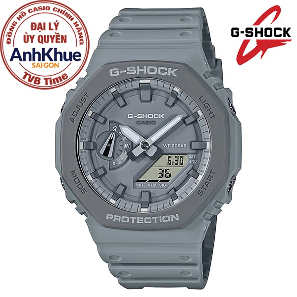 Đồng hồ nam dây nhựa Casio G-Shock chính hãng Anh Khuê GA-2110ET-8ADR
