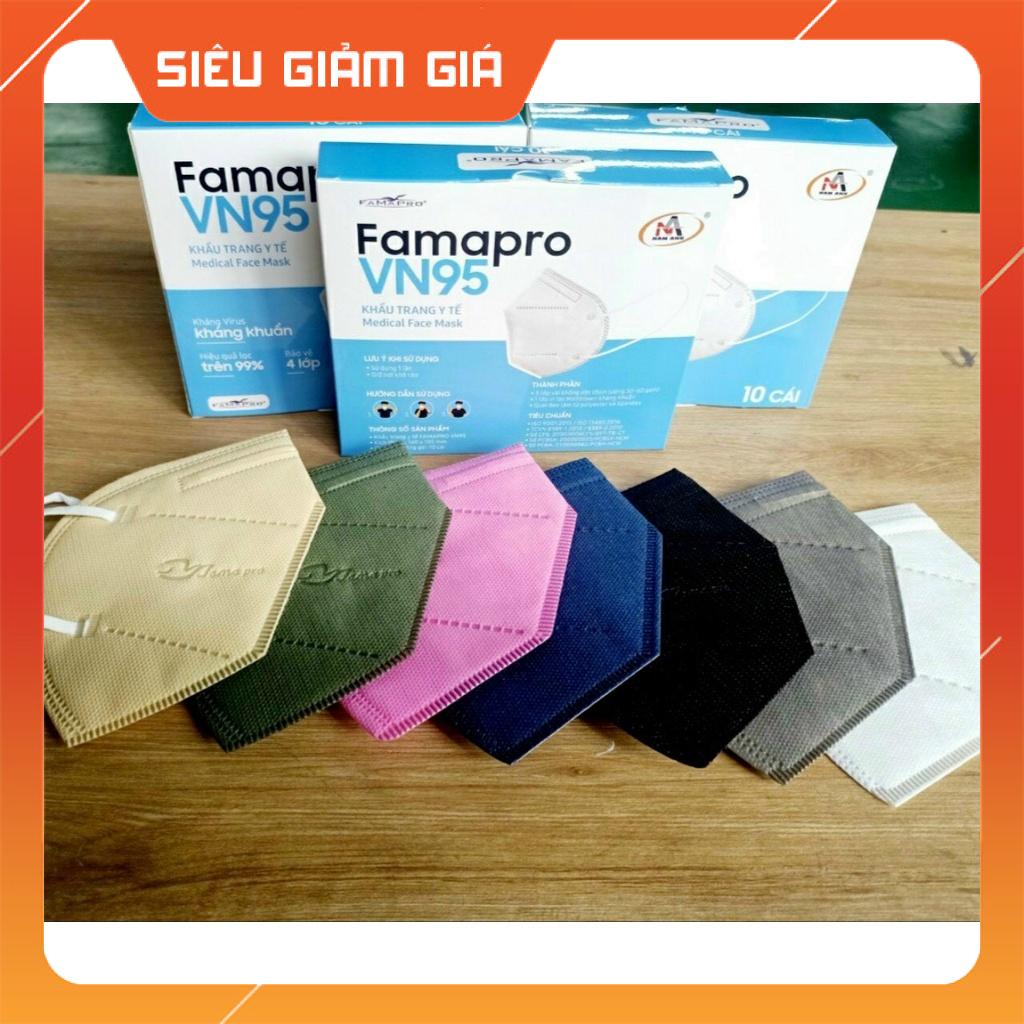 Set 10 cái khẩu trang N95 chính hãng 4 lớp công nghệ nhật bản kháng khuẩn chống bụi siêu mịn