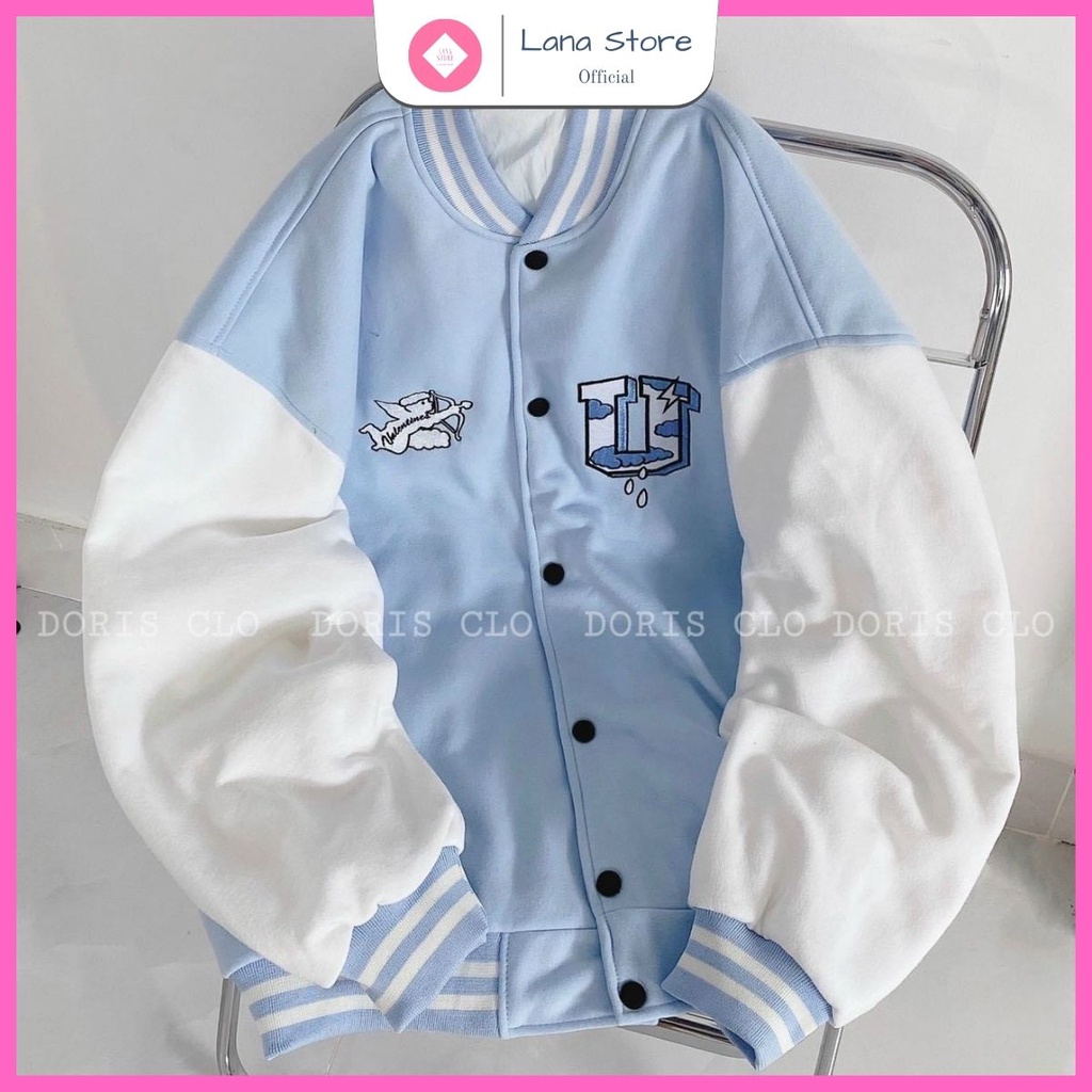Áo Khoác Bomber U Undertrap Chất Nỉ Bông Mịn Đẹp Form Unisex