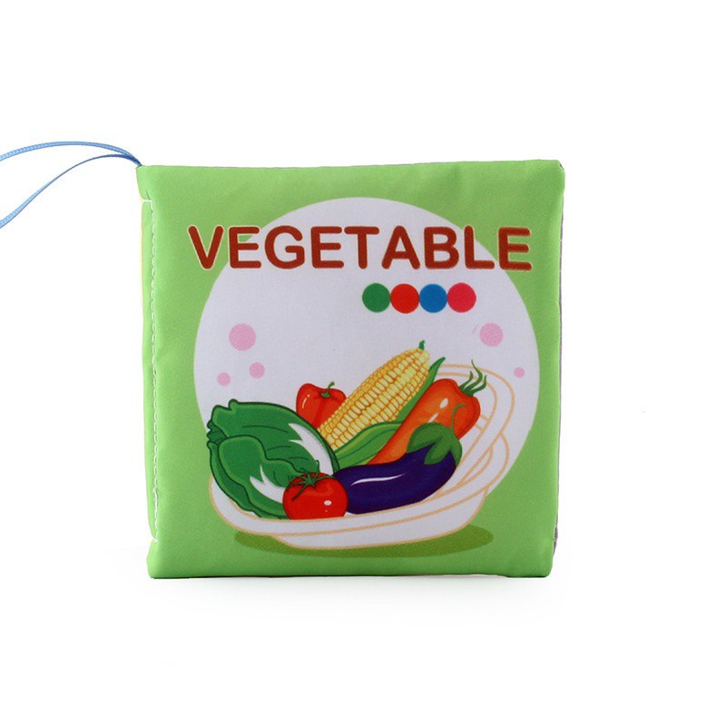 Jollybaby Sách vải giáo dục đầu đời cho em bé
