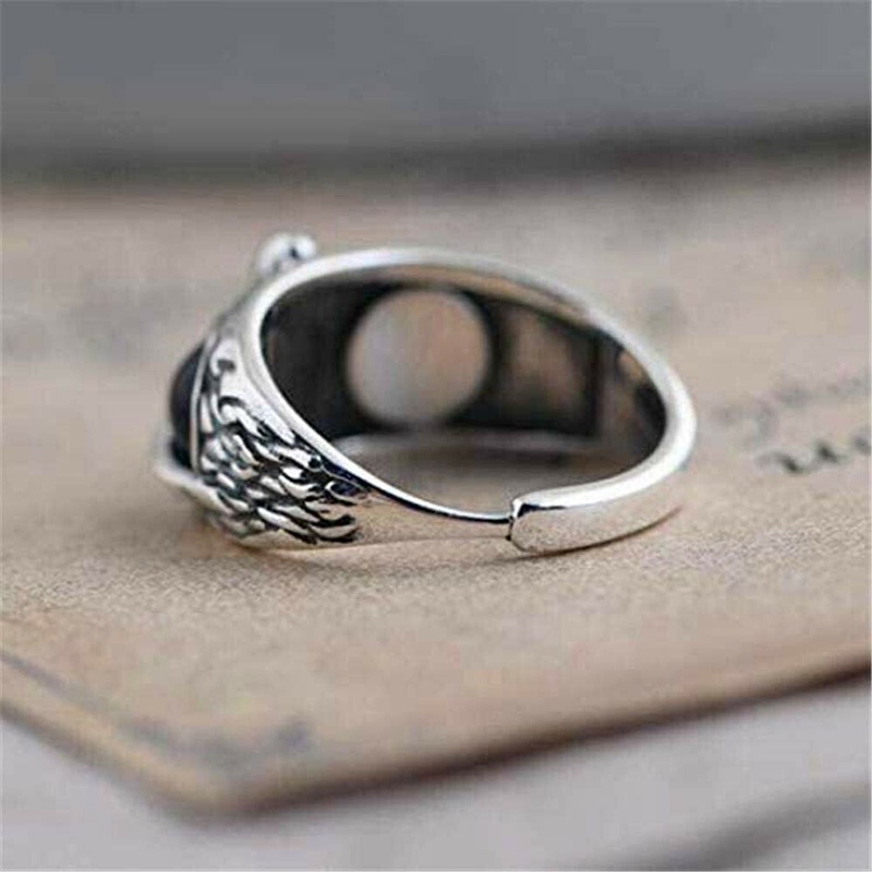Nhẫn Mở Mỏng Mịn Hình Mắt Quỷ / Cú Mắt Quỷ Đơn Giản Có Thể Điều Chỉnh Thời Trang Cho Nam Nữ / Quà Tặng Cho Bạn Bè