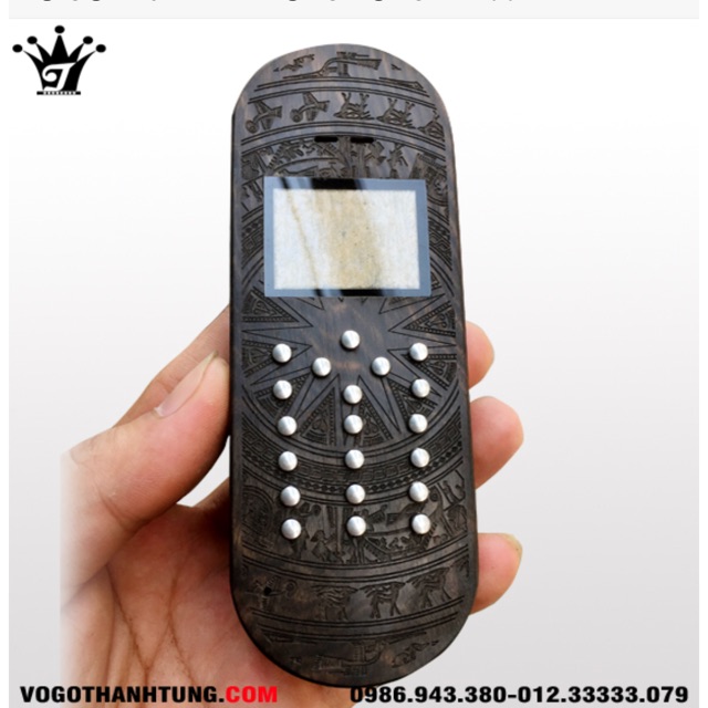 Vỏ gỗ NOKIA 1202 elip trống đồng