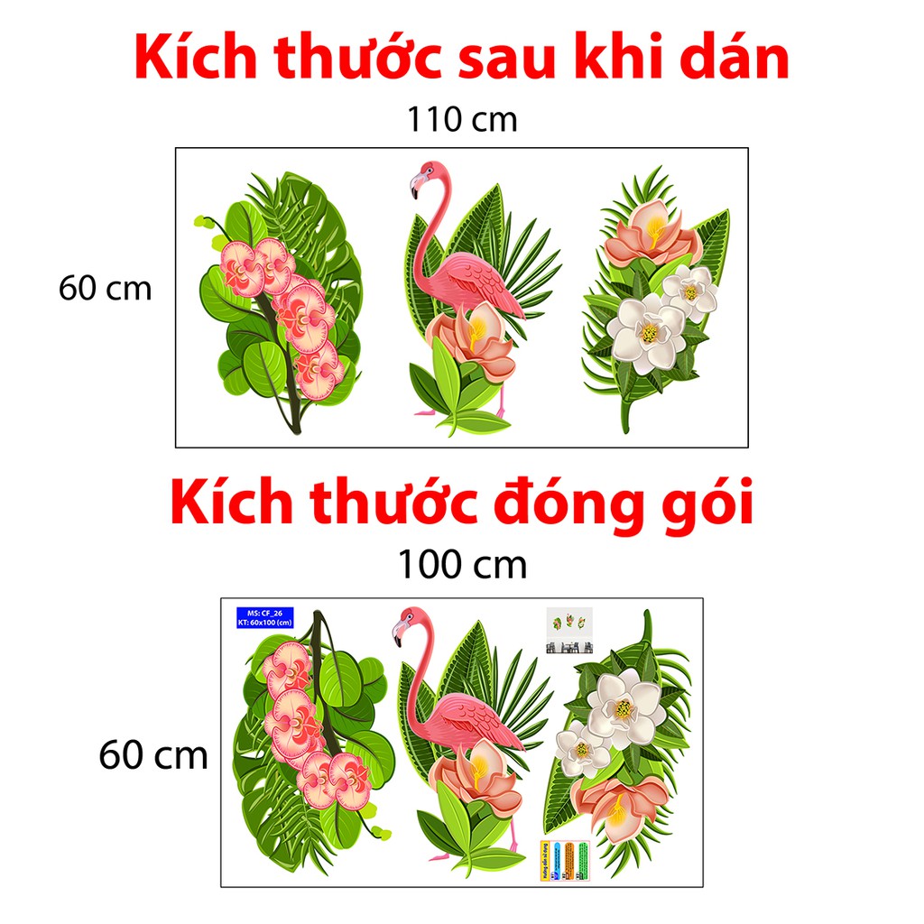 DECAL DÁN TƯỜNG TRANG TRÍ QUÁN 26