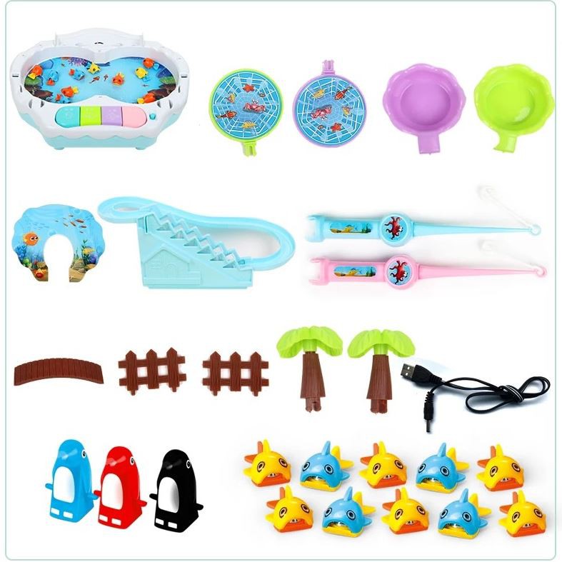 HÀNG XỊN] Đồ chơi câu cá , đàn cầu trượt, leo thang 3 trong 1 cao cấp