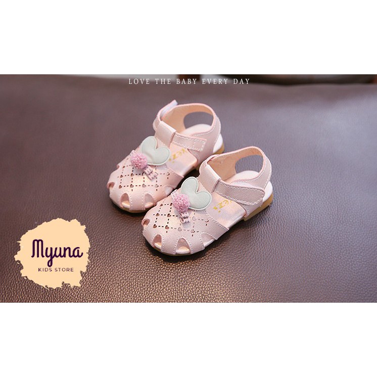 Sandal bé gái 9 tháng đến 3 tuổi, giày bé gái, dép bé gái, sandan trẻ em - Myuna Kids Store <MỚI VỀ THÊM>