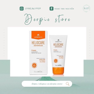 Kem chống nắng phổ rộng tốt nhất Heliocare Advanced Cream SPF 50 UVA UVB
