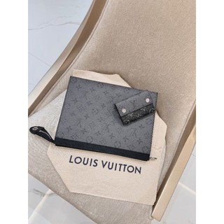 set cầm tay lv da thật
