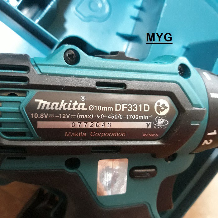Máy khoan pin Makita DF331D 12V chính hãng