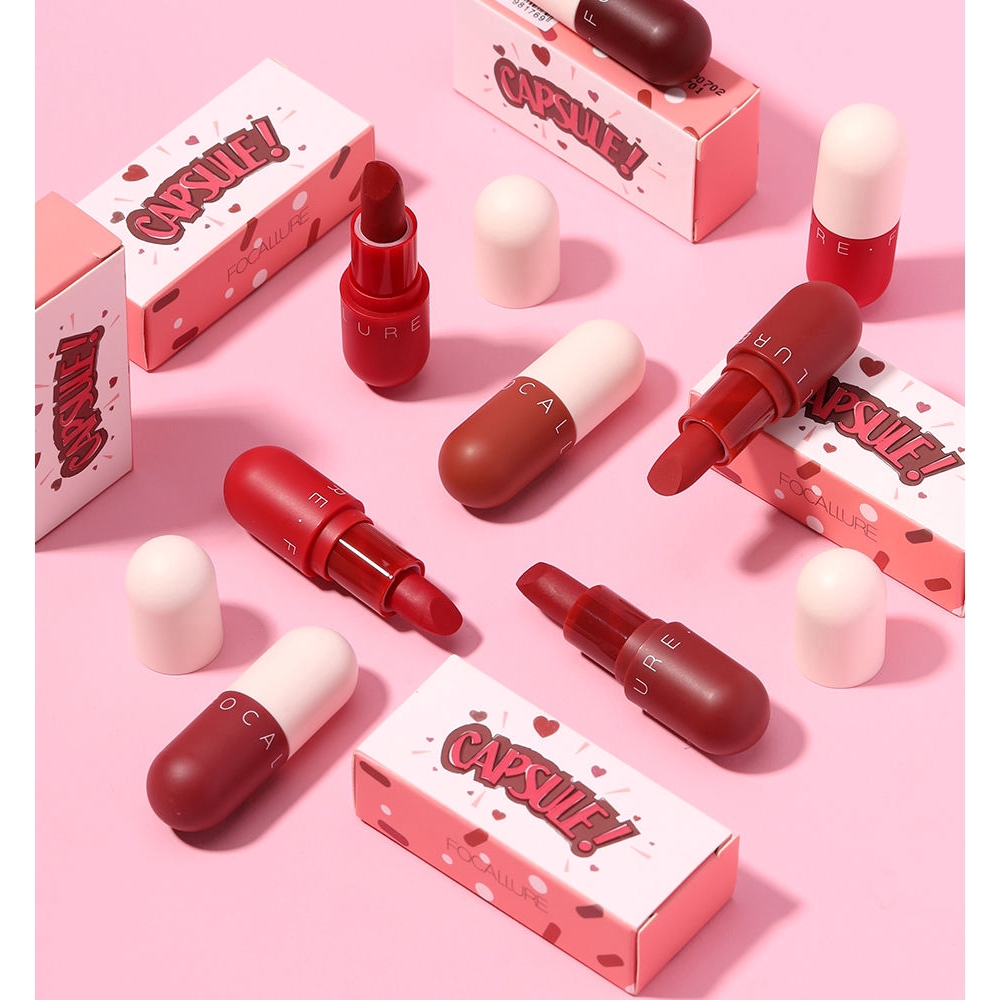 [Hàng mới về] Son lì trang điểm FOCALLURE màu đỏ nâu nhung quyến rũ lâu trôi chống thấm nước 2019 dành cho nữ | BigBuy360 - bigbuy360.vn