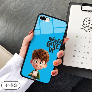 Ốp lưng kính 3D iPhone 7 Plus/ 8 Plus-cute