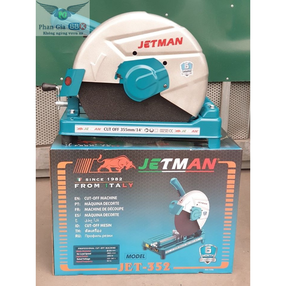 Máy cắt sắt cao cấp Jetman 352R - 2400W bảo hành chính hãng 24 tháng
