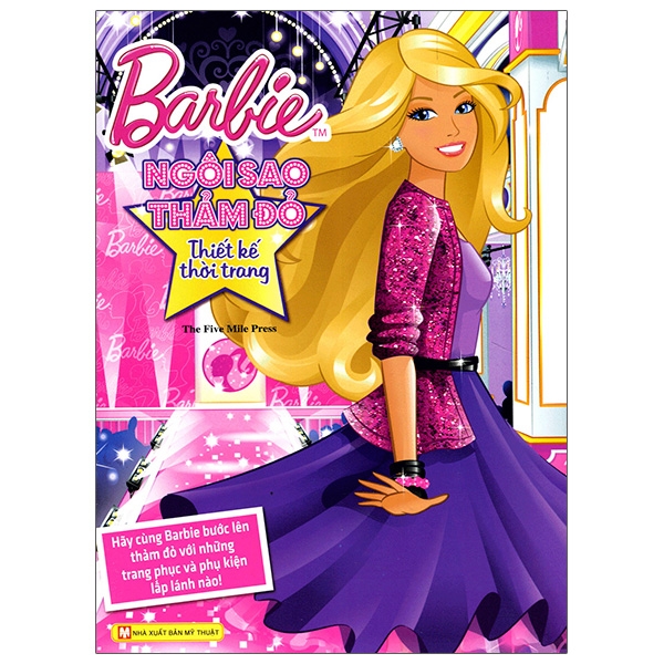 Sách Barbie Thiết Kế Thời Trang - Ngôi Sao Thảm Đỏ