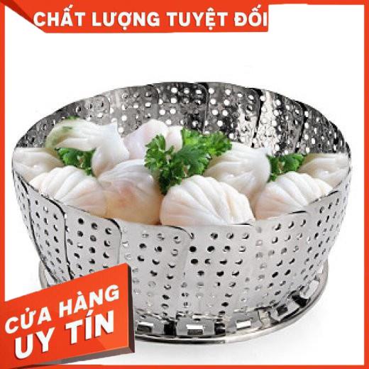 [ Bán Lẻ Giá Sỉ ] Vỉ Hấp Thực Phẩm, Đồ Xôi, Hấp Bánh Inox Cánh Xèo, Gấp Gọn Đa Năng Tiện Dụng Cho Căn Bếp Nhà Bạn