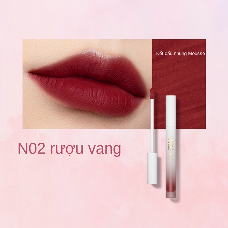 SIVSAZ [Mua One Enjoy Seven] Bộ son môi dưỡng ẩm lâu trôi Velvet Lip Gloss Son bóng [Sản phẩm chính thức]