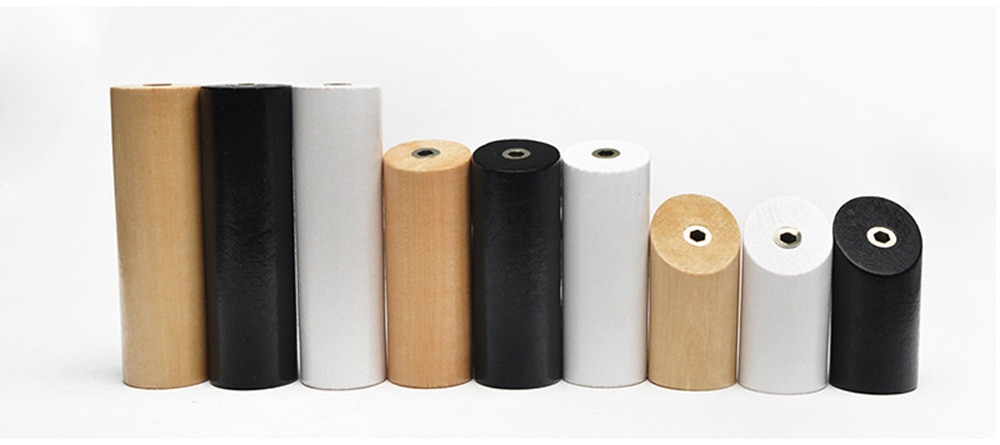 Móc Treo Đồ Gắn Tường Hình Trụ Bằng Gỗ