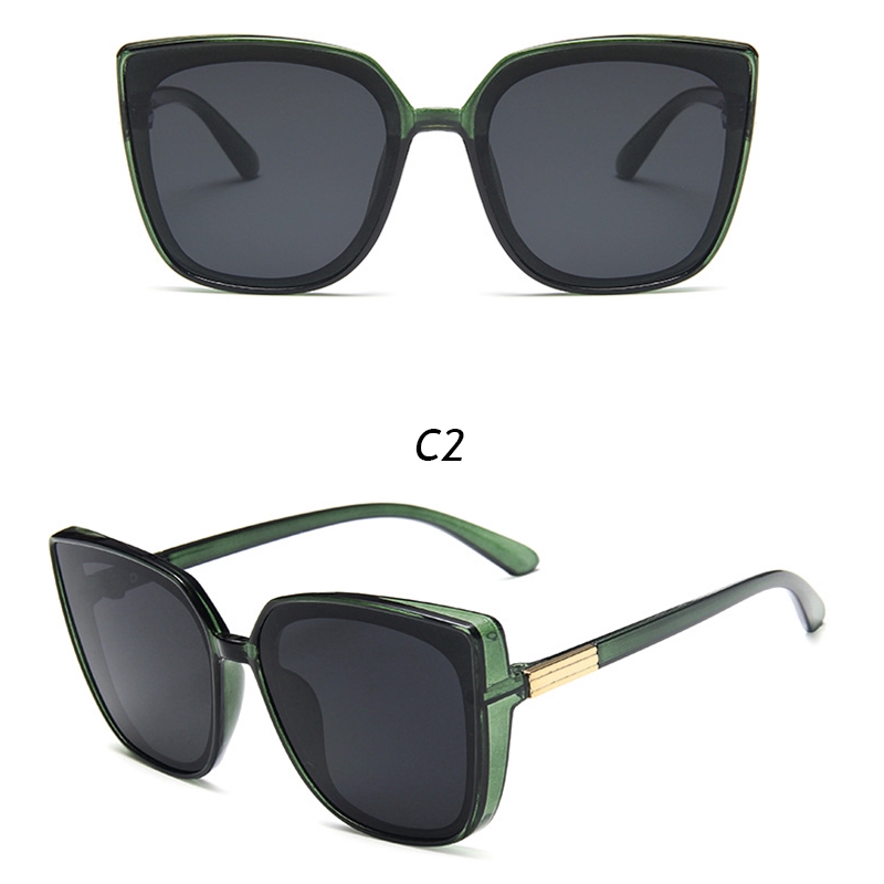 Kính Mát Gọng To Chống Tia Uv Phong Cách Retro