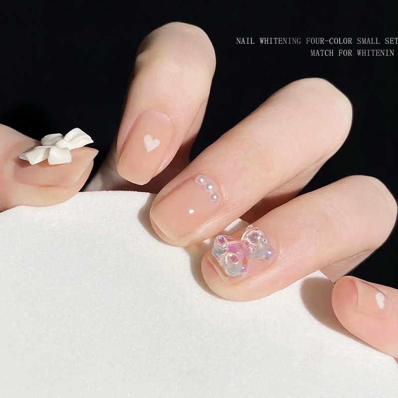 Set 50 Phụ Kiện Trang Trí Móng Tay Hình Gấu Dễ Thương