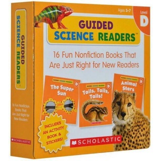 [Freeship]Bộ Nhập - Tặng MP3 - SCHOLASTIC GUIDED SCIENCE READERS ABCDEF (5 Level)