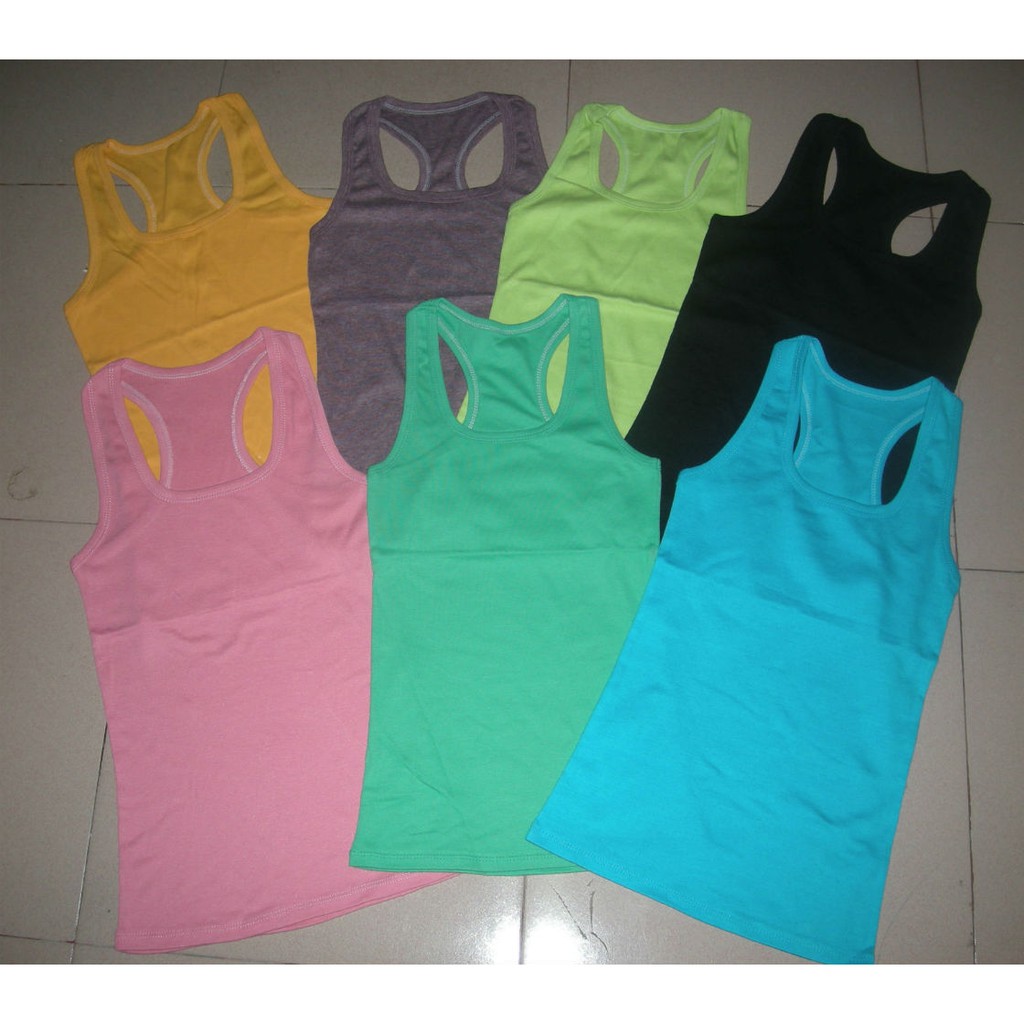 Áo thun 3 lỗ nữ hàng thun cotton mềm, mịn