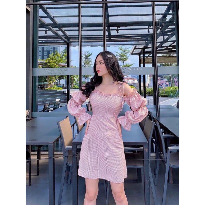 váy tiểu thư rớt tay siêu xinh | BigBuy360 - bigbuy360.vn