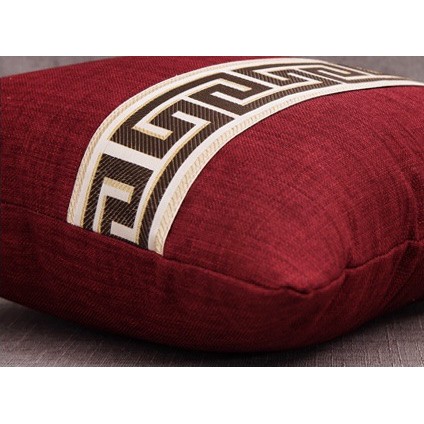 [ VỎ + RUỘT ] Gối Tựa Lưng VẢI DẠ GAI HỌA TIẾT Cao Cấp , Sang Trọng SBK137