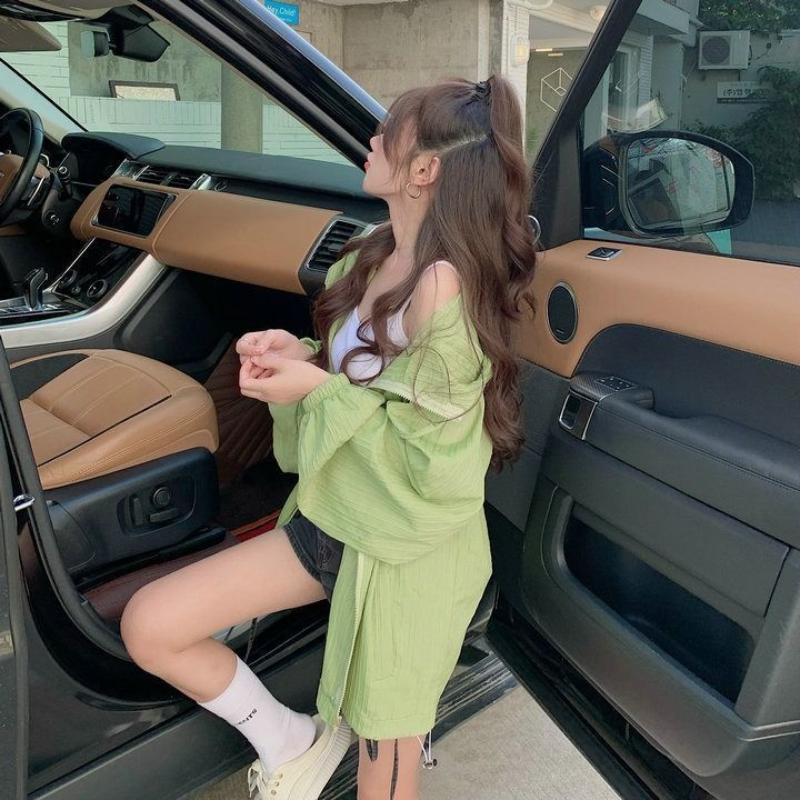 Áo Khoác cardigan Tay Dài Dáng Rộng Có Nón Và Dây Rút Thời Trang Mùa Hè Cho Nữ