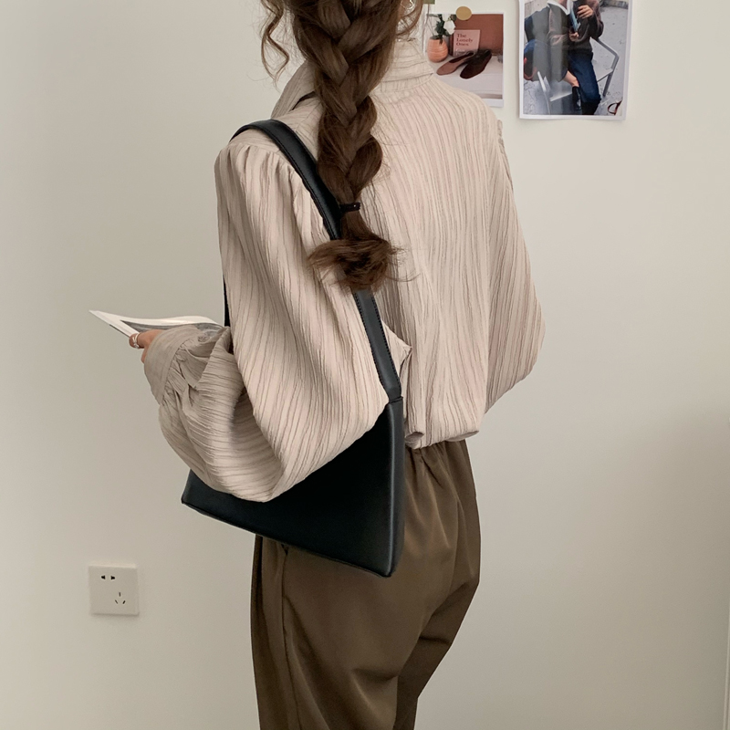 Áo Sơ Mi Xiaozhainv Tay Dài 3 Màu Sắc Tùy Chọn Phong Cách Hàn Quốc Thời Trang Cho Nữ