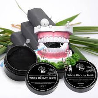 Bột tẩy trắng răng than hoạt tính - Than tre hoạt tính Teeth Whitening