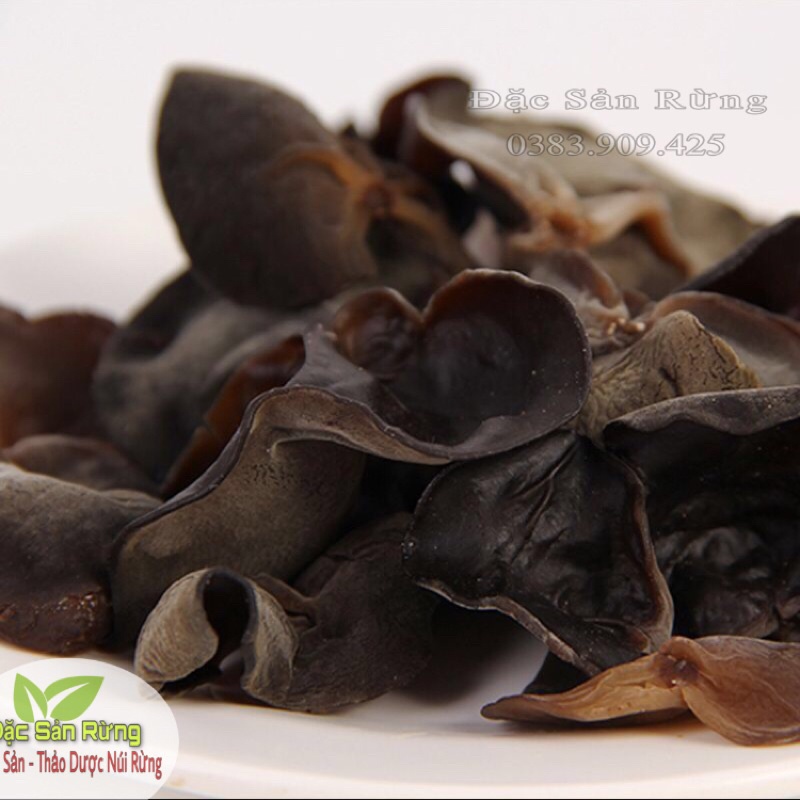 Nấm Mộc Nhĩ Đen Khô    [ Túi 250Gr ]  Sạch , Thơm - Đặc Sản Rừng