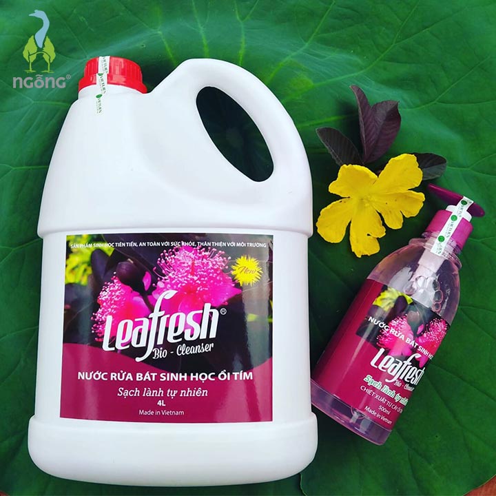 Nước Rửa Chén Sinh Học Ổi Tím Leafresh 4L Tôi Là Thảo Mộc