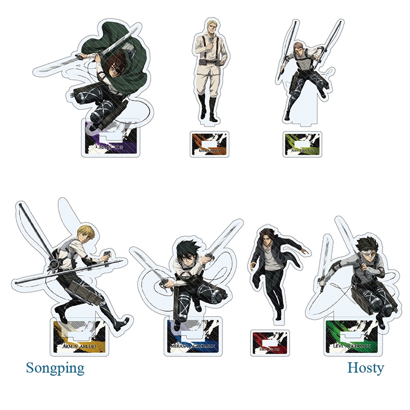 Giá Đỡ Trưng Bày Mô Hình Nhân Vật Erwin Smith Trong Attack On Titan Bằng Acrylic