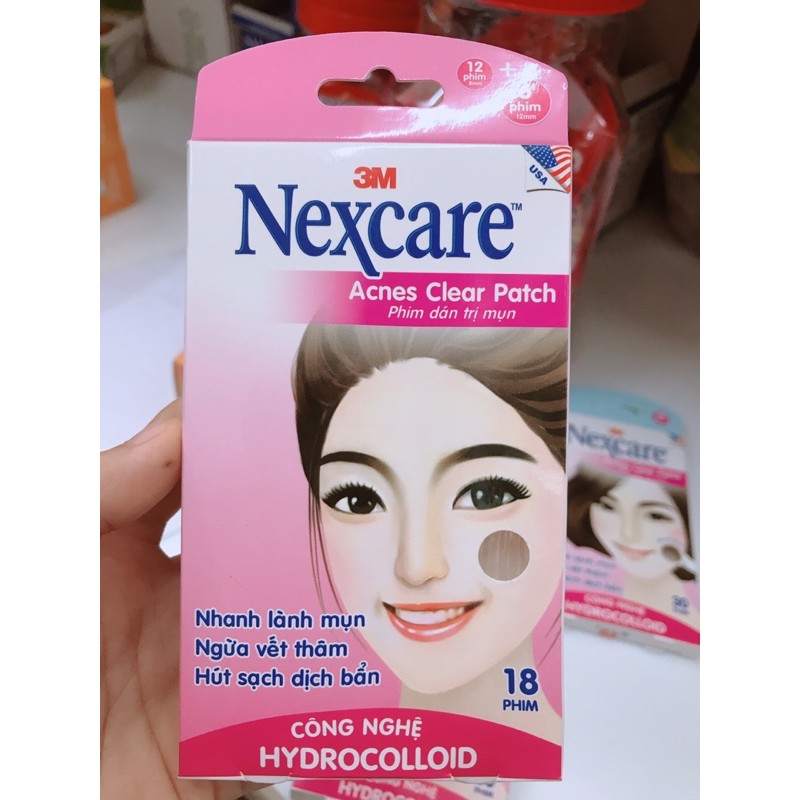 Dán mụn NEXCARE công nghệ HYDROCOLLOID