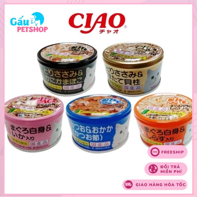 Pate Ciao White lon cho mèo 80gr