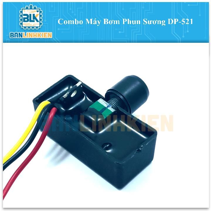 Máy Bơm Phun Sương DC12V 521 Máy Bơm Ap Siêu Khỏe