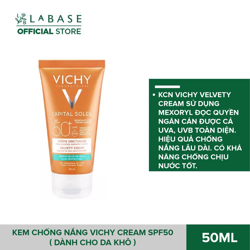 Kem chống nắng Vichy Capital Soliel SPF50 Cream/ Emulsion 50ml