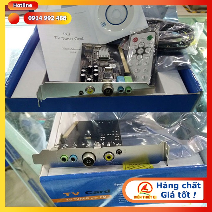 Card PCI sang AV RCA ghi hình AV capture cho máy Siêu âm, Nội soi - PCI Internal TV Tuner Card MPEG Video DVR Capture