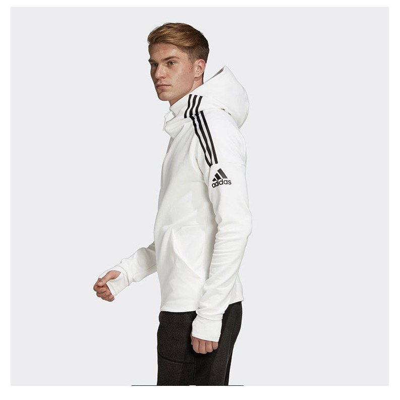 áo cardigan Áo khoác có nón Adidas ZNE dệt kim với thiết kế sọc phong cách thể thao thời trang cho nam