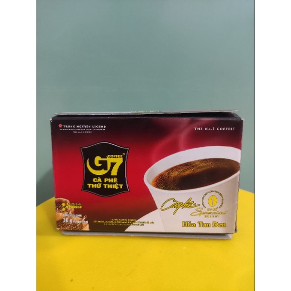 Cà phê đen hòa tan G7 hộp 15 gói *2g (hàng có tem)