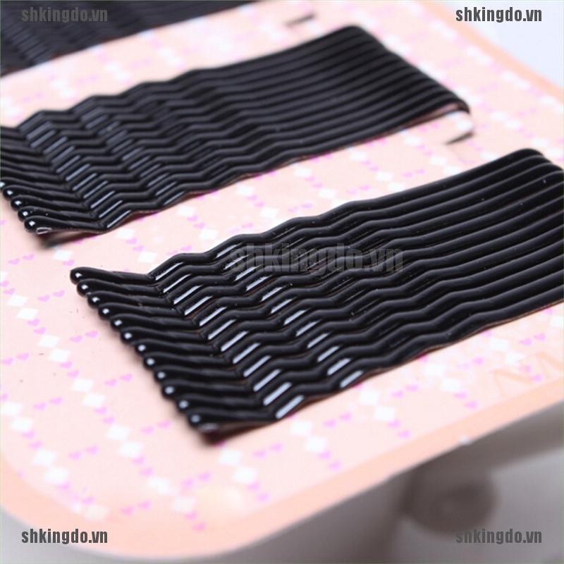 Bộ 40 kẹp tóc màu đen xinh xắn cho nữ