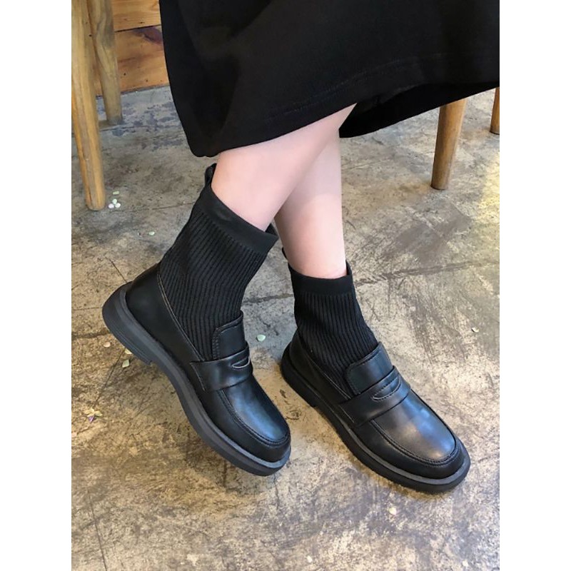 Giày boots ống ngắn da phong cách châu âu ( kèm video thật ) | BigBuy360 - bigbuy360.vn