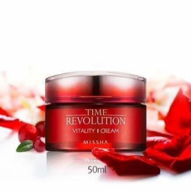 Kem dưỡng tái tạo da Missha Time Revolution Vitality Cream-Lien shop korea