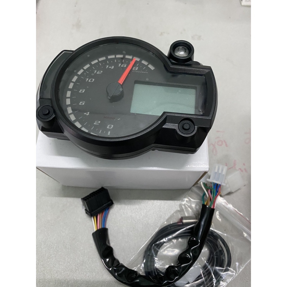 Đồng hồ RX2N full chức năng hiển thị 7 mầu chế cháo cho nhiều loại xe máy !