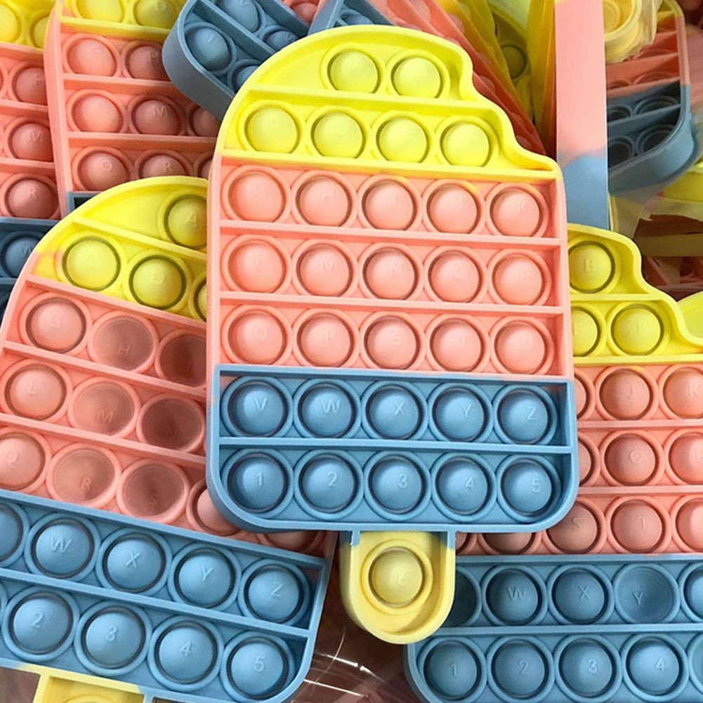 Pop it fidget toy Đồ chơi giải trí thông minh, giảm căng thẳng hiệu quả cho người lớn, trẻ em