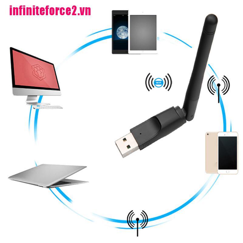 Usb 2.0 Wifi Không Dây Mt7601 150mbps Có Ăng Ten Xoay Được | BigBuy360 - bigbuy360.vn