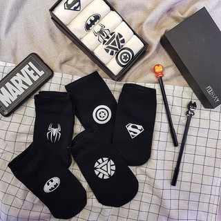 Combo vớ - 5 đôi tất vớ cổ thấp Marvel Unisex