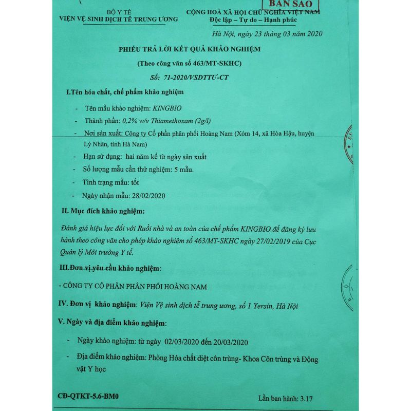 Diệt ruồi bằng chế phẩm sinh học Kingbio, không mùi, an toàn, hiệu quả